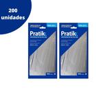 Cinta Plástica Abraçadeira Pratik Nylon Diversos Tamanhos 200 unidades