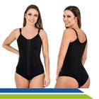 Cinta Pós Cirúrgica e Modeladora com Colchetes Frontais e Sutiã com Alças New Form 60602