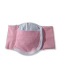 Cinta térmica anti-cólicas ajustável para bebê com bolsa de grãos e camomila - Malha lisa e colorida