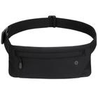 Cinto de corrida WHIPPY Slim Fanny Pack, bolsa de cintura preta