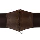 Cinto Faixa Corset Marrom Escuro Feminino Corselet Corselete