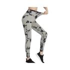 Cintura Alta Tie Dye Leggings Sem Costura Para Mulheres Scrunch Butt Lifting Yoga Calças Justas