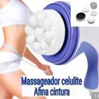 Cintura Fina Massageador Drenagem Linfática Celulite Dor de Coluna Pernas