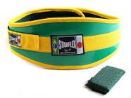 Cinturão de Exercícios Amarelo e Verde - Tamanho G - Starflex