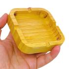 Cinzeiro de Bambu Quadrado Compacto 9 5cm x 2cm