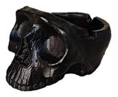 Cinzeiro De Resina Pequeno Modelo Cranio - Caveira Black