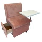 Ciranda Cadeira P/manicure - Rosê Gold
