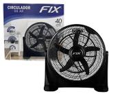 Circulador De Ar Ventilador 40cm Preto 65w Fix 110v Potente