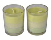 Cj. 2 Velas Copo Com Trio Fragrance