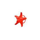 Cj.4 Anel Porta Guardanapo de Resina Estrela Coral 8x8x5cm - Decorglass