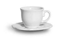 Cj. 4 xícaras de chá c/ pires algarve - cerâmica scalla 5.2683- 1 linha