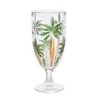 Cj 6 taças cristal palm tree handpaint 450 ml