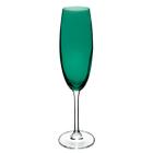 Cj.6 Taças em Cristal p/Champagne Gastro Verde Escura 220ml