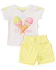 Cj body/short moletinho fem chic