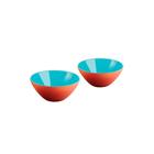 Cj De 2 Bowls 12Cm Em Acrilico Coral/Azul My Fusion - Guzzini