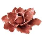 Cj de 2 pcs decorativas de ceramica - flor rosa 7,5cm x 7cm