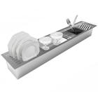 CL90 Calha Úmida De Embutir Em Inox 90cm Com 5 Módulos