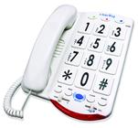 Claridade amplificada do telefone 76557.101 Teclas brancas grandes de 50 dB