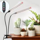 Clip Fecida Grow Lights em temporizador de espectro total de 18 W 2000 lm