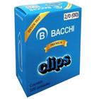 Clipes para Papel Aço Galvanizado Nº 2/0 (00) 3,15cm Premium Cx/100 unidades - BACCHI