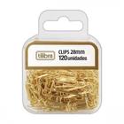 Clips 28mm dourado bl/120