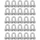 Clips Grampo Cabo De Aço 1/4'' 1,0003 25 Unidades - Nord