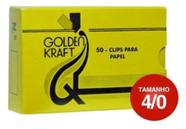 Clips Nº 4/0 Com 50 Unidades Golden Kraft