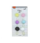 Clips para papel pompom colorido 4,5cm c/06UN - BRW