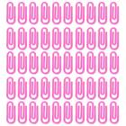 Clips Pequeno Escolar Colorido Rosa Neon Menina 2,5cm Com 500 Peças