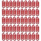 Clips Pequenos Vermelho 25mm Segura Papel Com 1000 Unidades - Russo Art