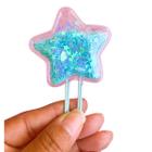 Clips Personalizado Estrela Confete Glitter