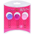 Clips Pom Pom Love Pink 50mm - Molin