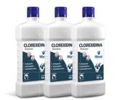 Clorexidina Shampoo para cães e gatos World Veterinária 500ml kit com 3 unidades