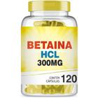Cloridrato De Betaina Hcl 300Mg Com 120 Cápsulas