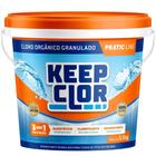 Cloro piscina orgânico granulado pratic line 5,5kg keepclor