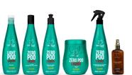 Clorofitum Zero Poo Shampoo e Co-Wash e Ativador e Máscara e Soro Day After e Cauterizador 100 ml
