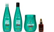 Clorofitum Zero Poo Shampoo e Co-Wash e Máscara e Cauterizador35 ml