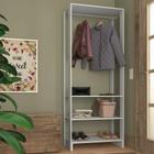 Closet com 1 cabideiro e 2 prateleiras EY101 Linha Yes Naturart