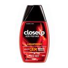 Closeup creme dental ação profunda liquifresh red hot com 100g