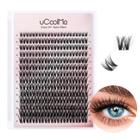 Clusters de cílios UCOOLME Flora Lash 8-18 mm D Curl Light-Volume