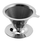 Coador de Café Aço Inox Reutilizável Sem Papel Filtro - Mimo