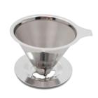 Coador De Café Pour Over Aço Inox 101 Não Precisa De Filtro