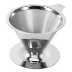 Coador Filtro Café Pour Over Inox Tam 101 Sem Filtro