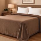 Coberdrom Casal Aveludado Sherpa Manta Soft Dupla face BF Colchoes