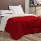 Coberdrom Casal Queen Chamego Manta / Sherpa 01 Peça - Vermelho