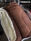 Coberdrom Casal Queen Original Manta 150 Pele de Carneiro Sherpa barato