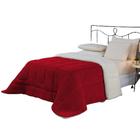 Coberdrom Cobertor Casal Sherpa Carneiro Manta Soft Marsala