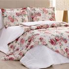 Coberdrom Edredom Queen size Algodão Sherpa 180 Fios Beatriz - Decoralle