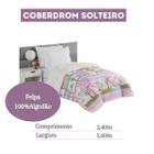 Coberdrom Solteiro Estampado Infantil Para Menina Sherpa