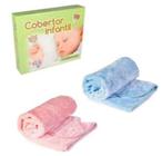 Cobertor antialérgico para bebê Infantil COMPRENSSADO 0,90 X 1,05m ROSA - Dardara